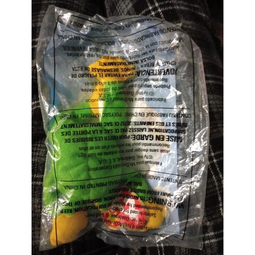 smoochy the frog beanie baby mcdonald's toy